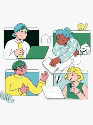 Brands & Teams illustration